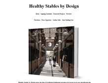 Tablet Screenshot of healthystablesbydesign.com